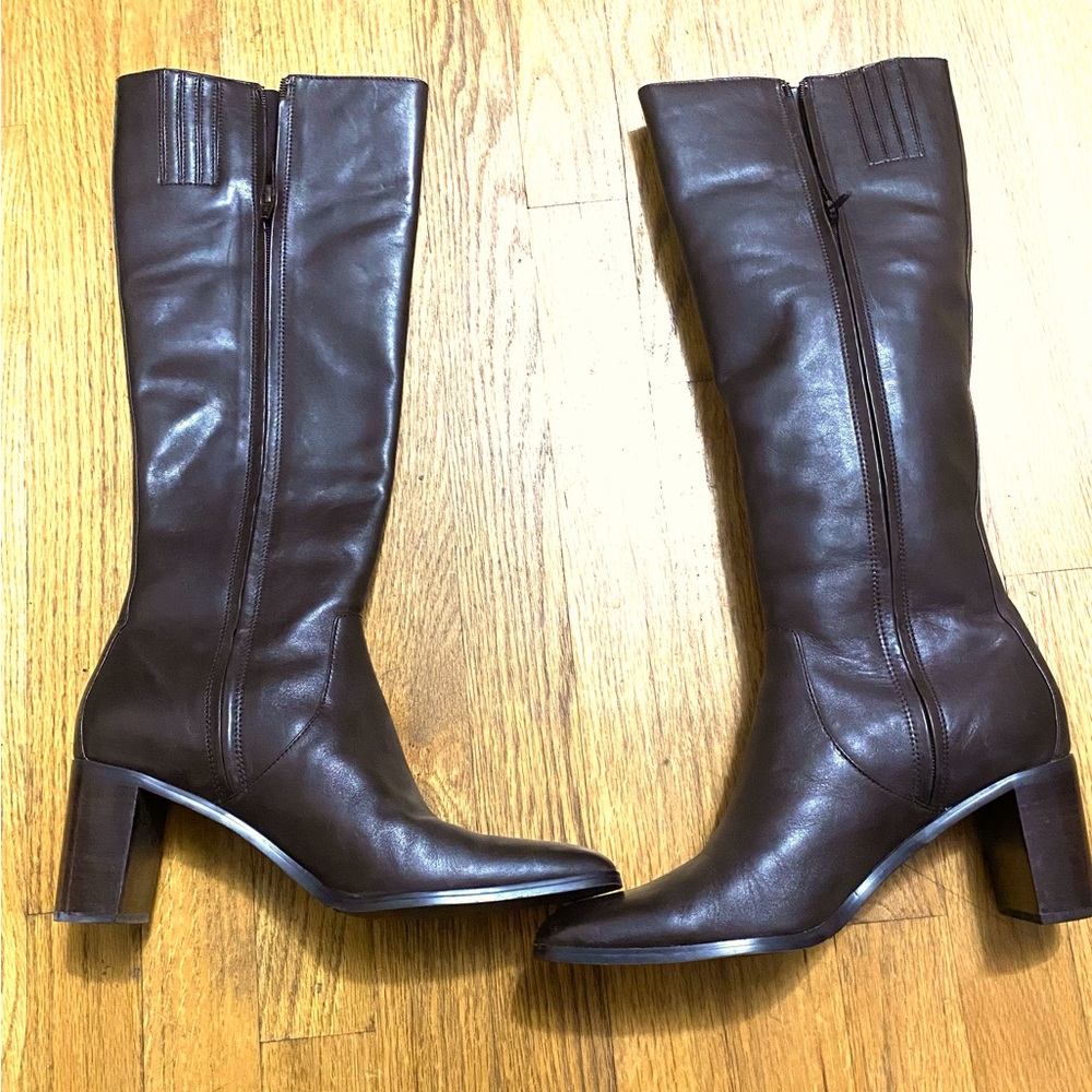 Brand New Dark Brown Leather Worthington boots!